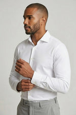 Camisa Social Slim Fit Pima Fio 80