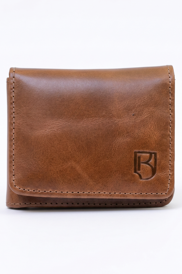 Carteira Masculina Trifold RFID em Couro Legítimo