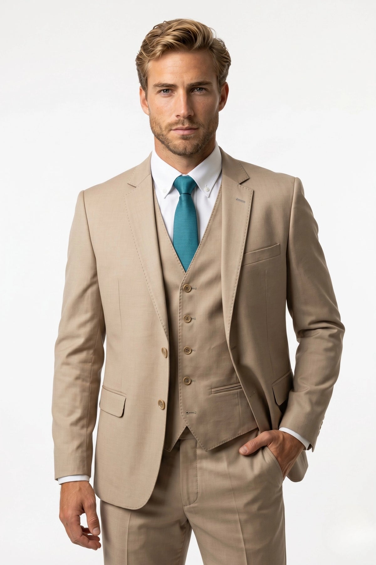 Terno Masculino Poliviscose Slim Siena