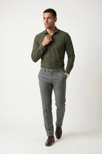 Camisa Social Masculina Tech em Poliamida Stretch