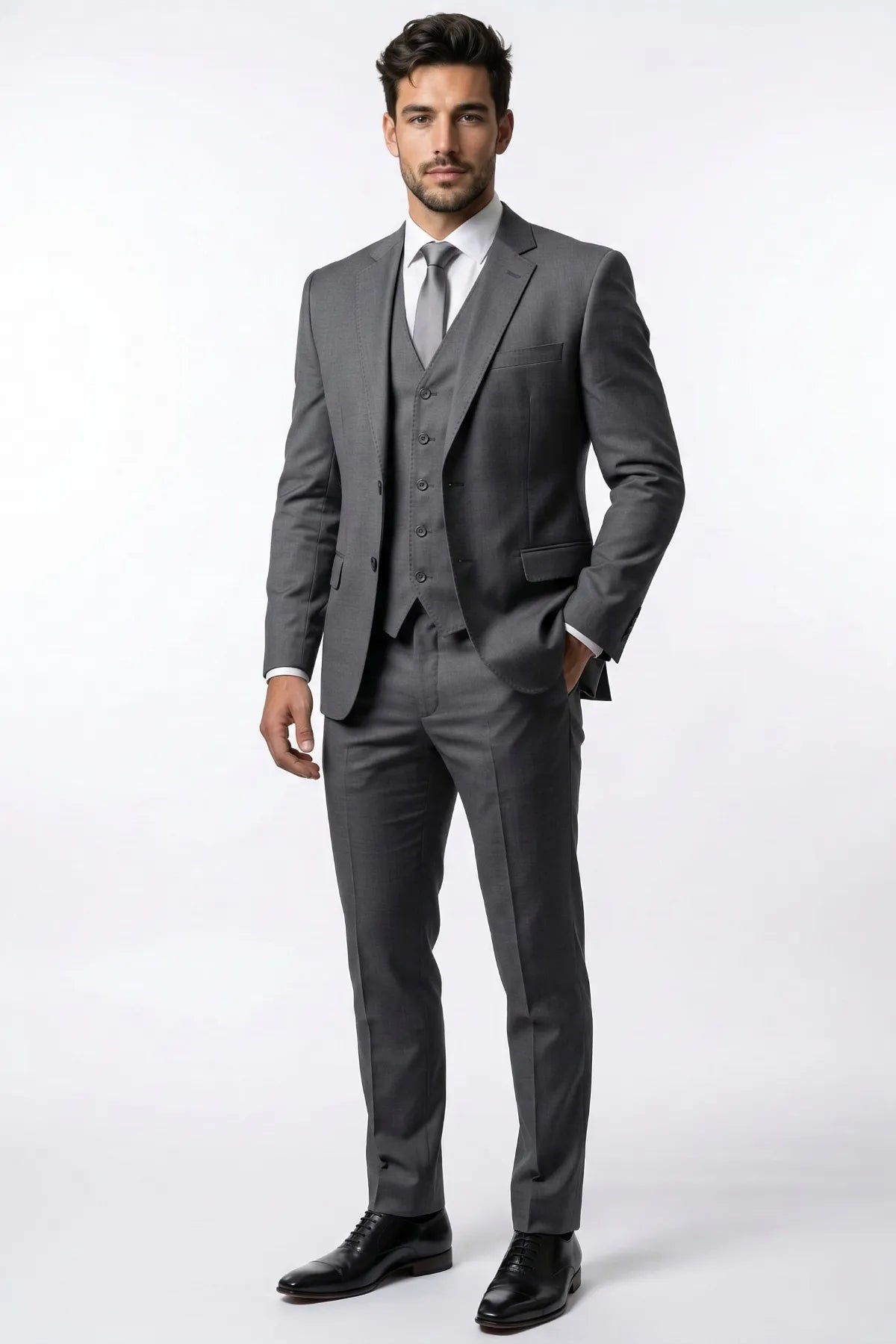 Terno Masculino Argento Poliviscose Semi Slim