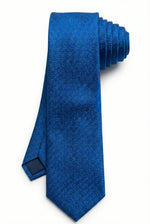 Gravata Masculina Estilo Seda Semi Slim Geométrica