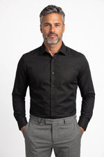 Camisa Social Slim Fibra de Bambu Texturizada