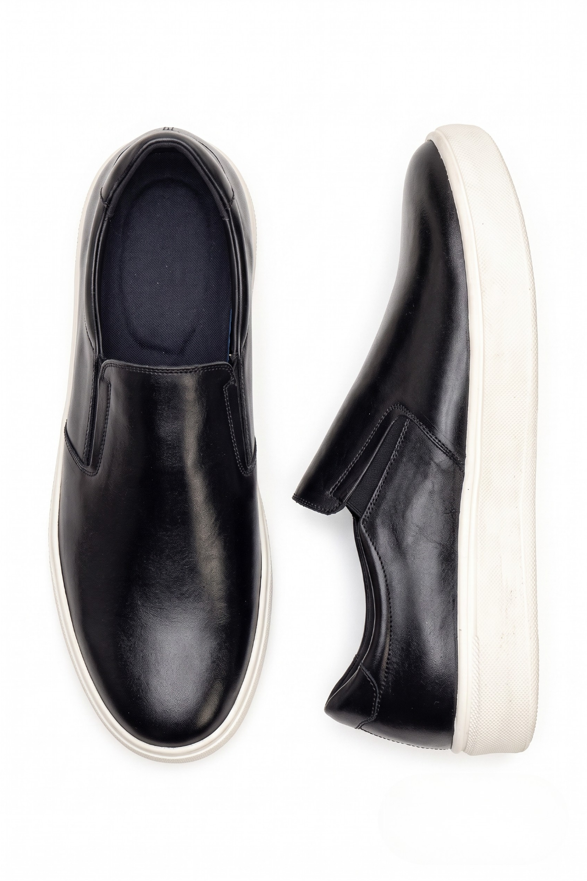Sapato Casual Slip On Ravello em Couro