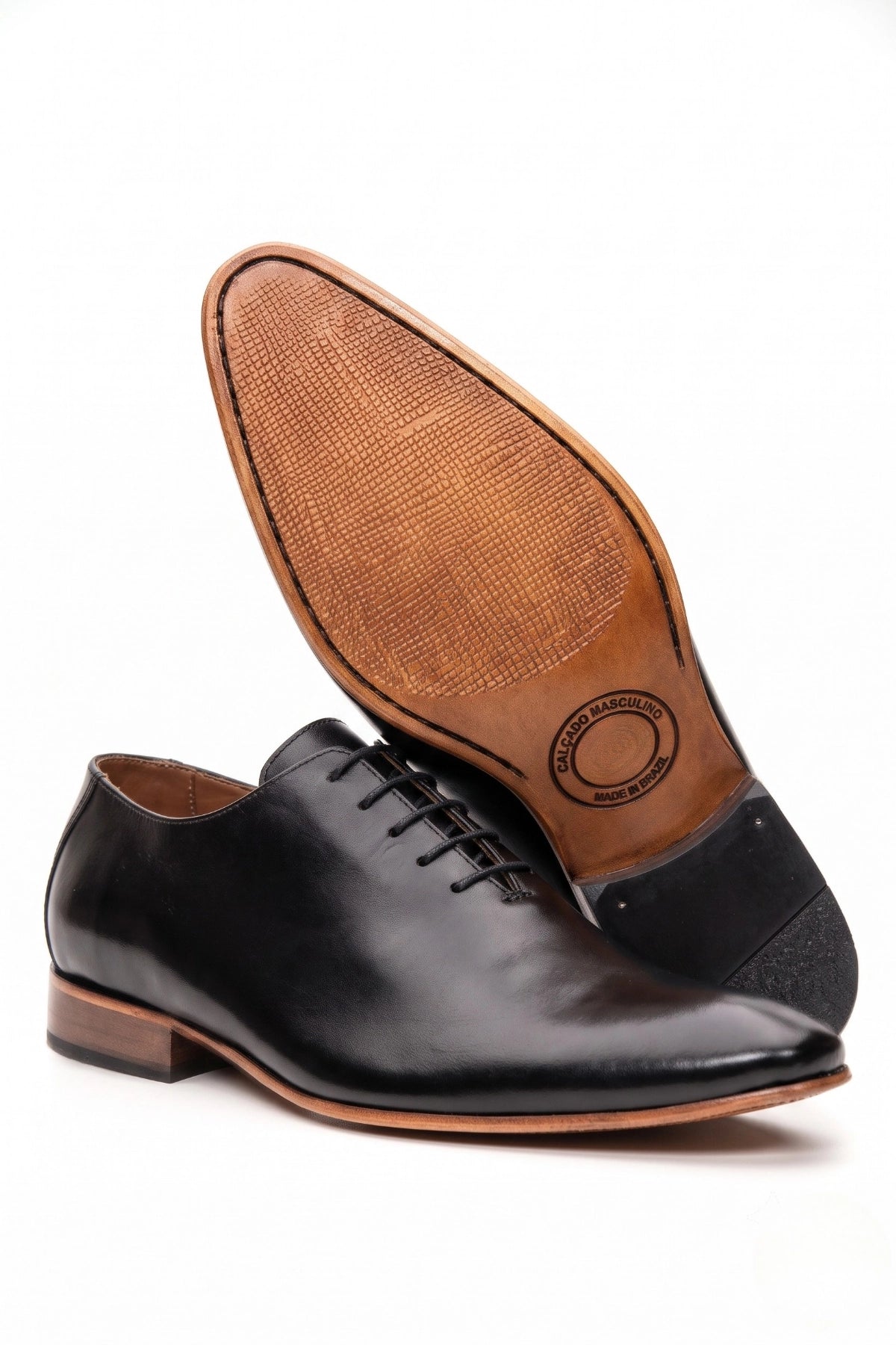 Sapato Social Wholecut Couro Legítimo Premium