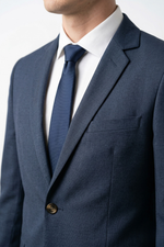 Terno Masculino Poliéster Fio Indiano Azul Marinho