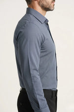 Camisa Social Fibra de Bambu Slim Quadriculada