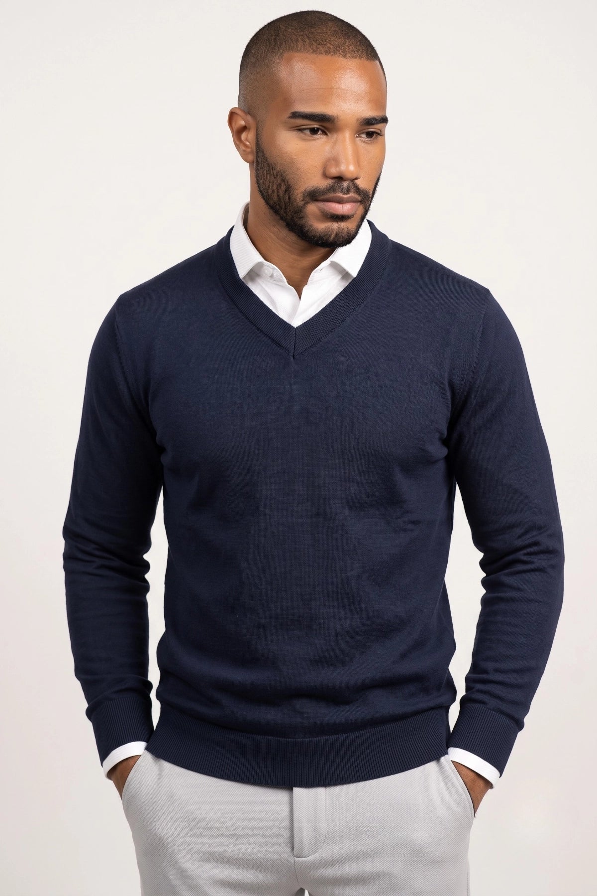 Suéter Masculino Gola V