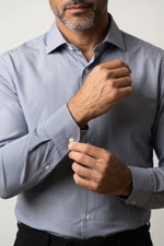 Camisa Social Masculina Listrada Tradicional Mil Raias
