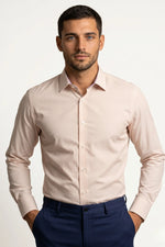 Camisa Social Masculina Xadrez Fino Tradicional