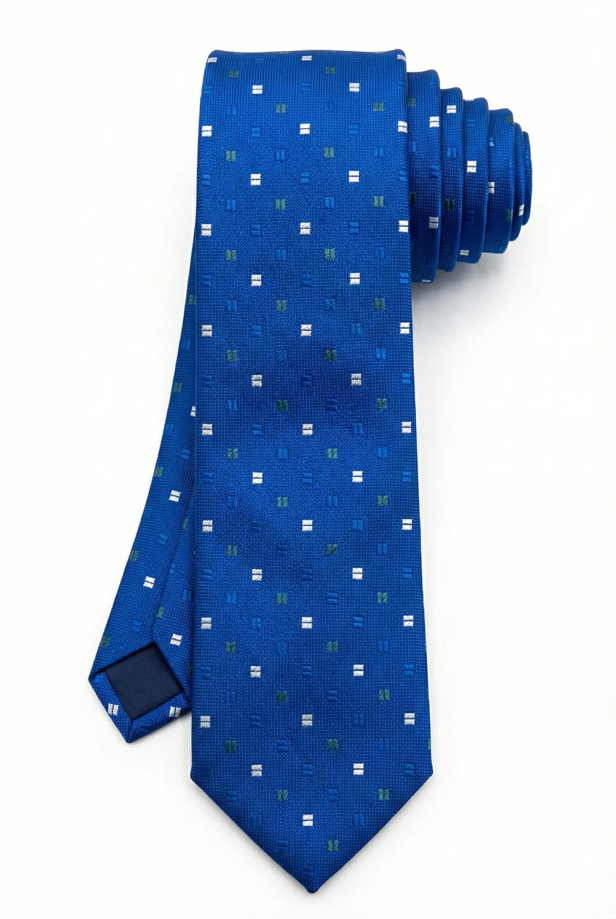 Gravata Masculina Estilo Seda Semi Slim Poá