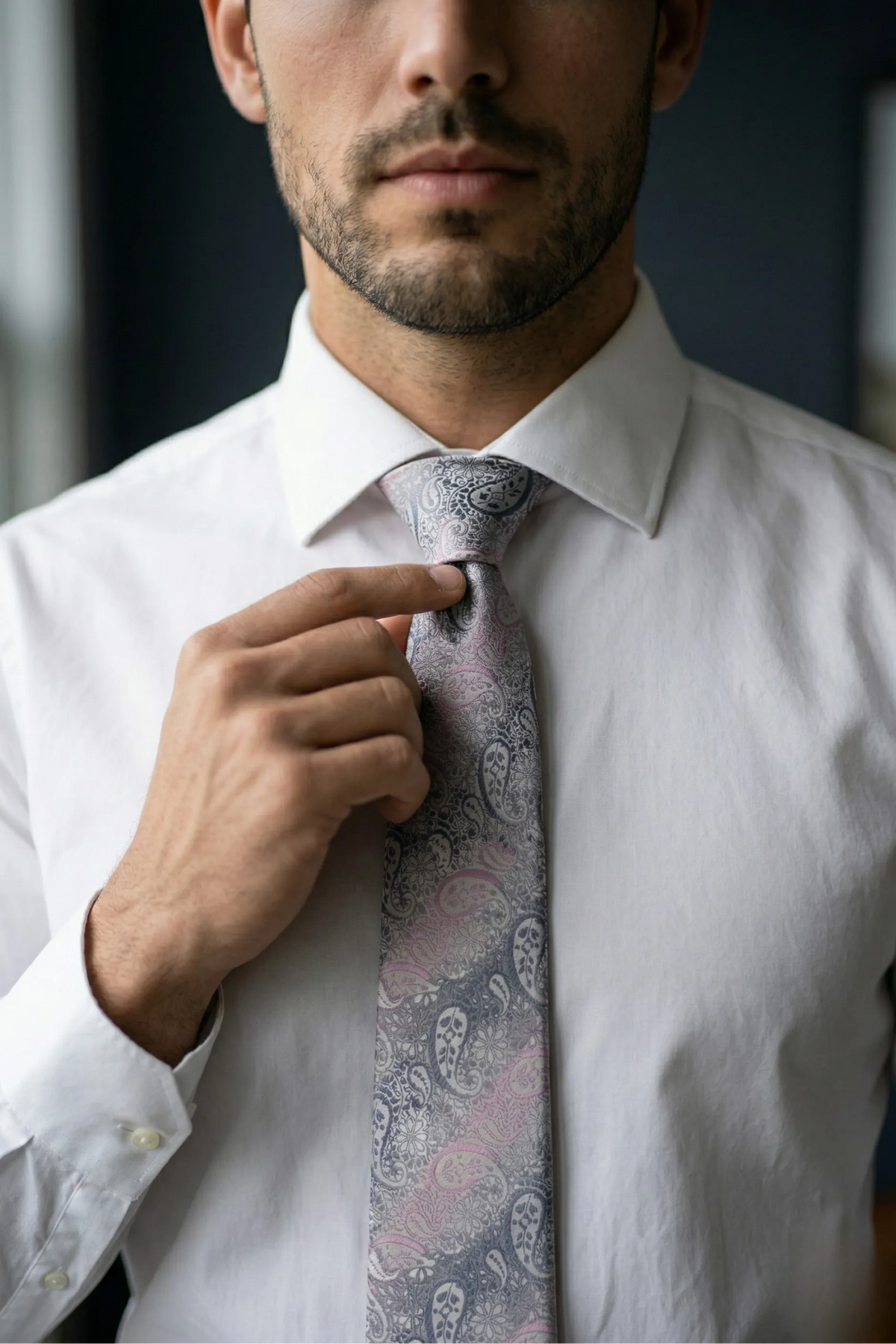 Gravata Masculina Semi Slim Premium 2400 Fios