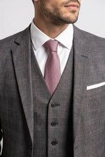 Terno Masculino Poliviscose Slim Vêneto Xadrez