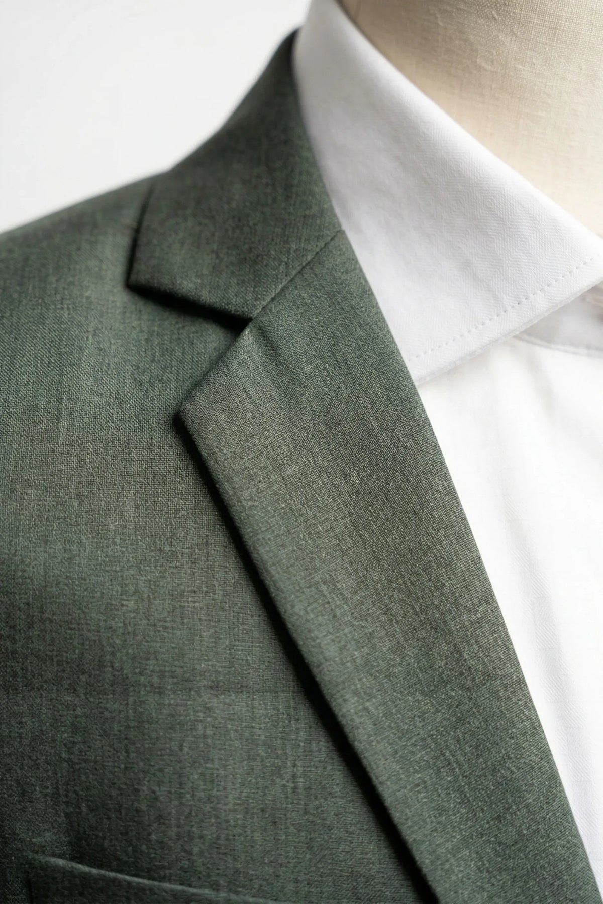 Terno Masculino Poliéster Fio Indiano Verde Oliva