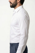 Camisa Social Slim Fit em Algodão Egípcio
