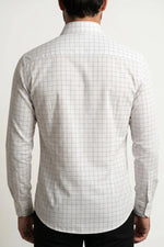 Camisa Social Masculina Xadrez Tradicional Grid