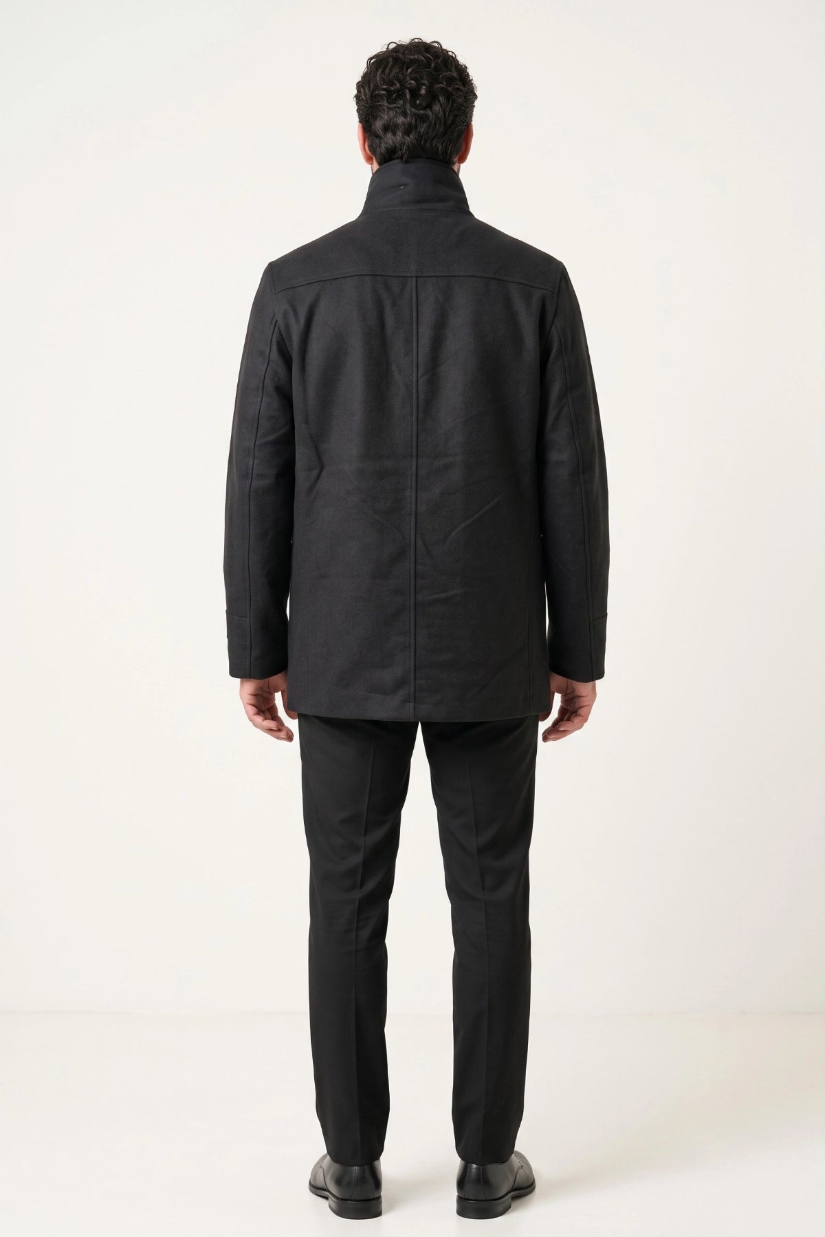 Sobretudo Masculino Preto Lancaster