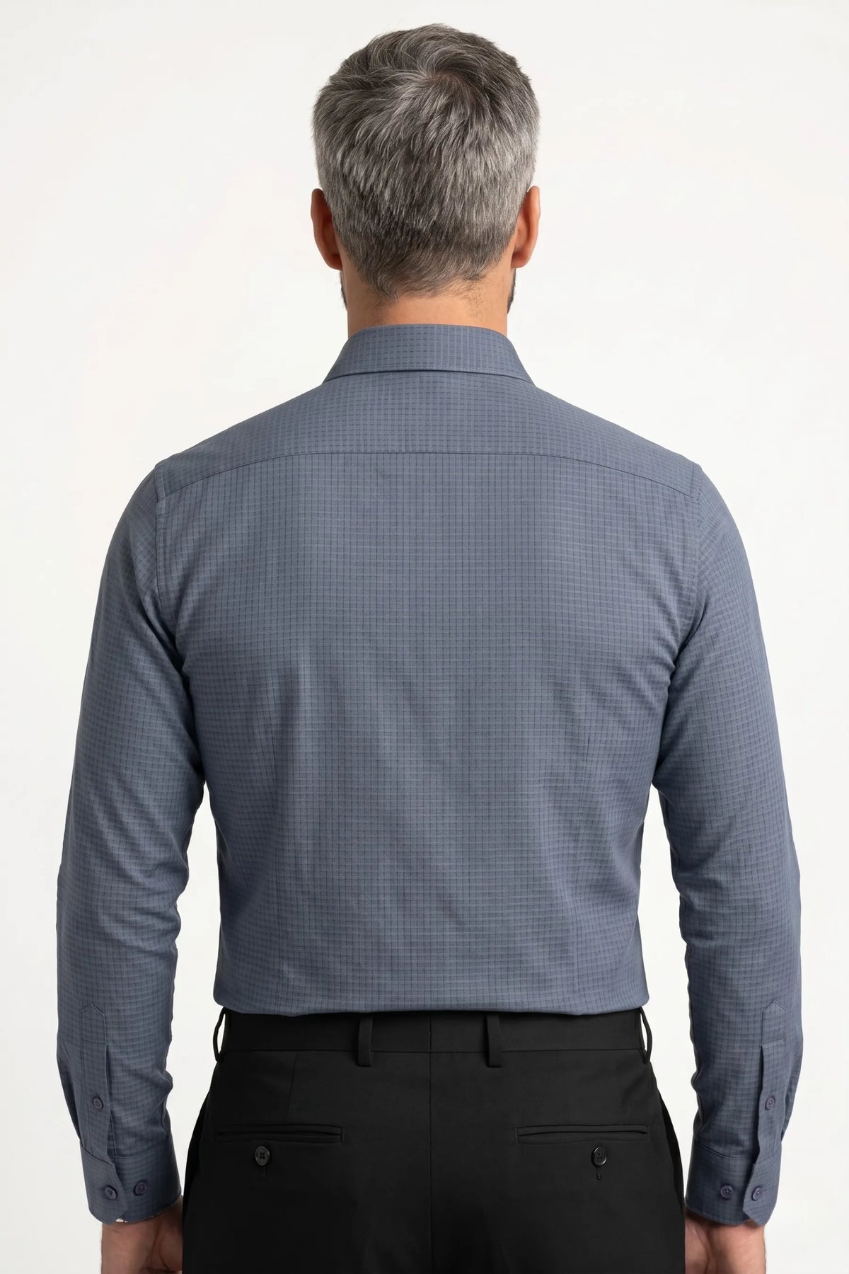Camisa Social Fibra de Bambu Slim Quadriculada
