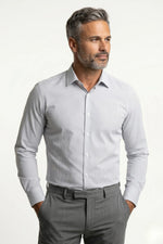Camisa Social Masculina Listrada Tradicional Mil Raias