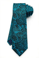 Gravata Masculina Gold Semi Slim Arabesco