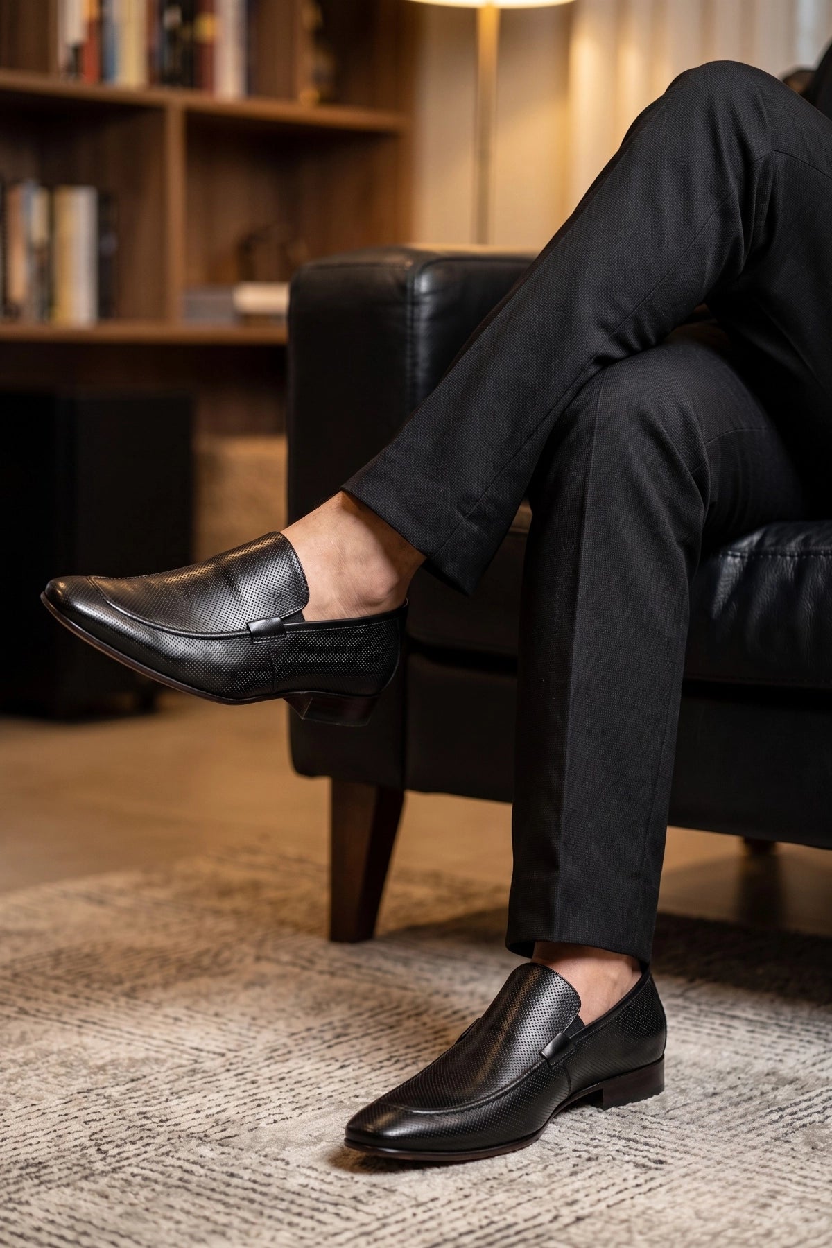Sapato Social Loafer Couro Legítimo Premium