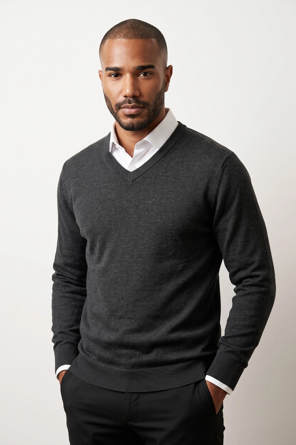 Suéter Masculino Gola V