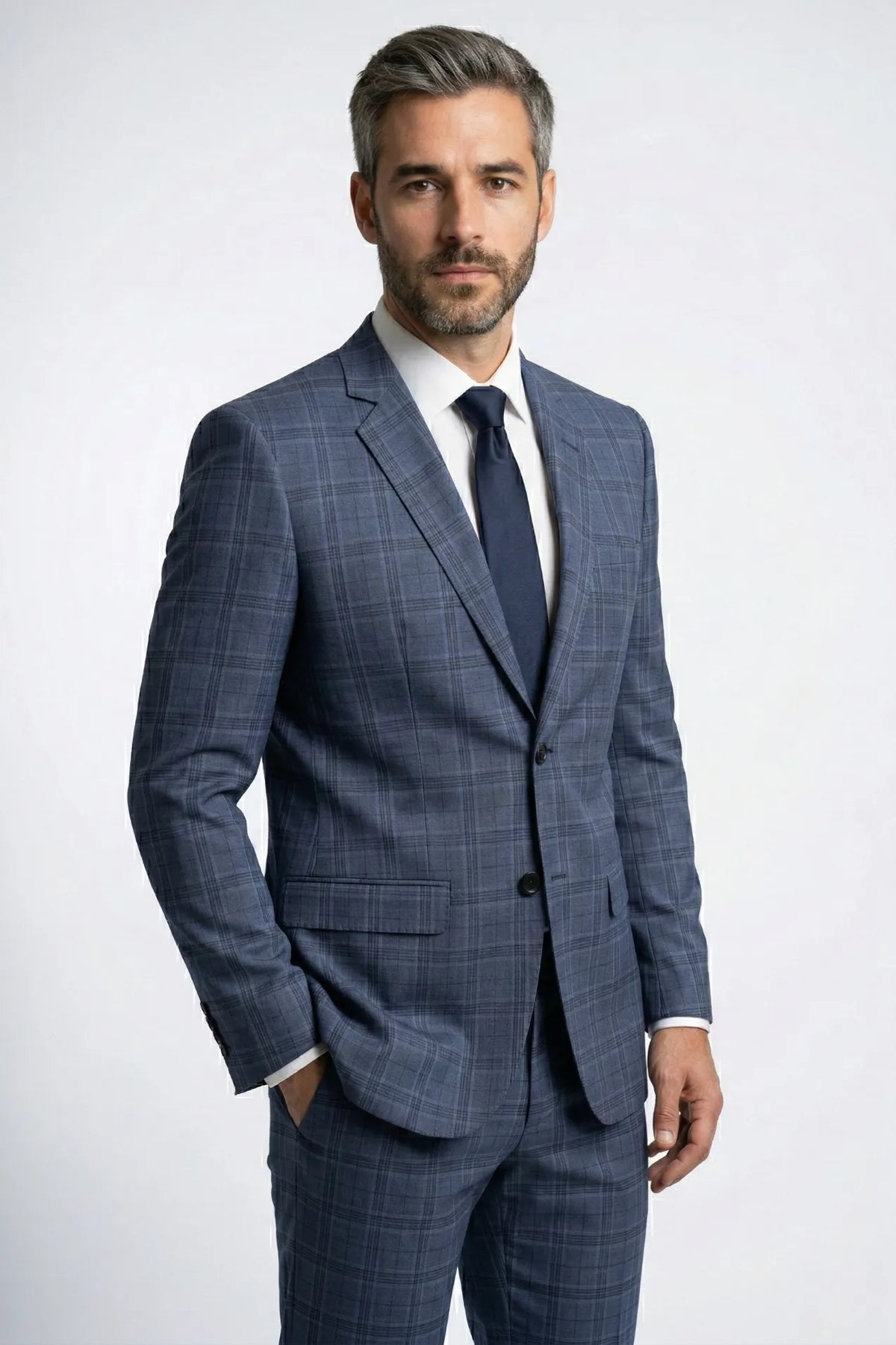 Terno Masculino Azzurro Príncipe de Gales