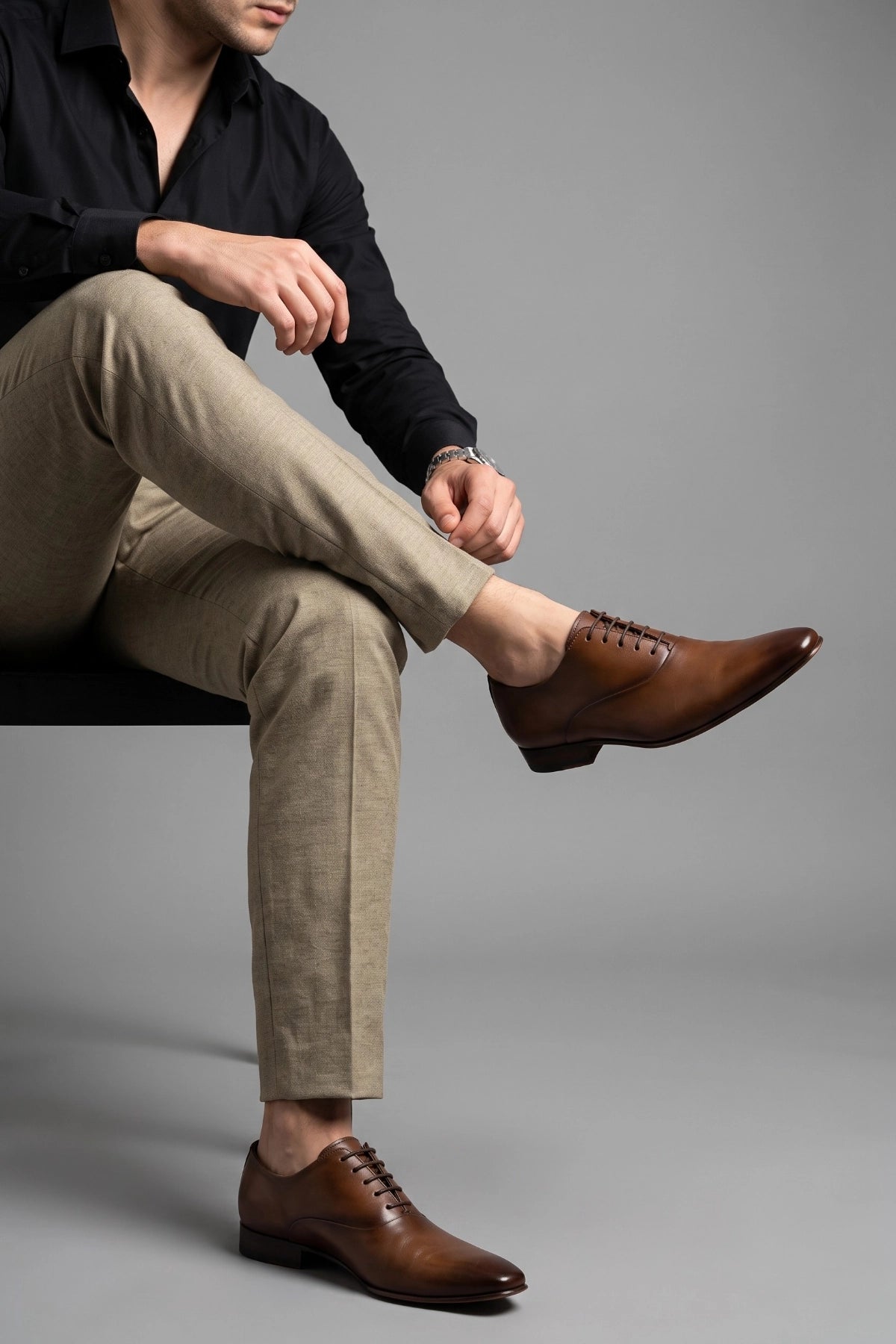 Sapato Social Oxford Couro Legítimo Premium
