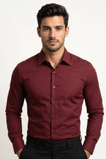 Camisa Social Masculina Slim com Elastano