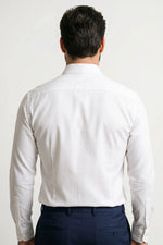 Camisa Social Slim Fit em Algodão Egípcio