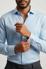 Camisa Social Slim Fit Pima Fio 80