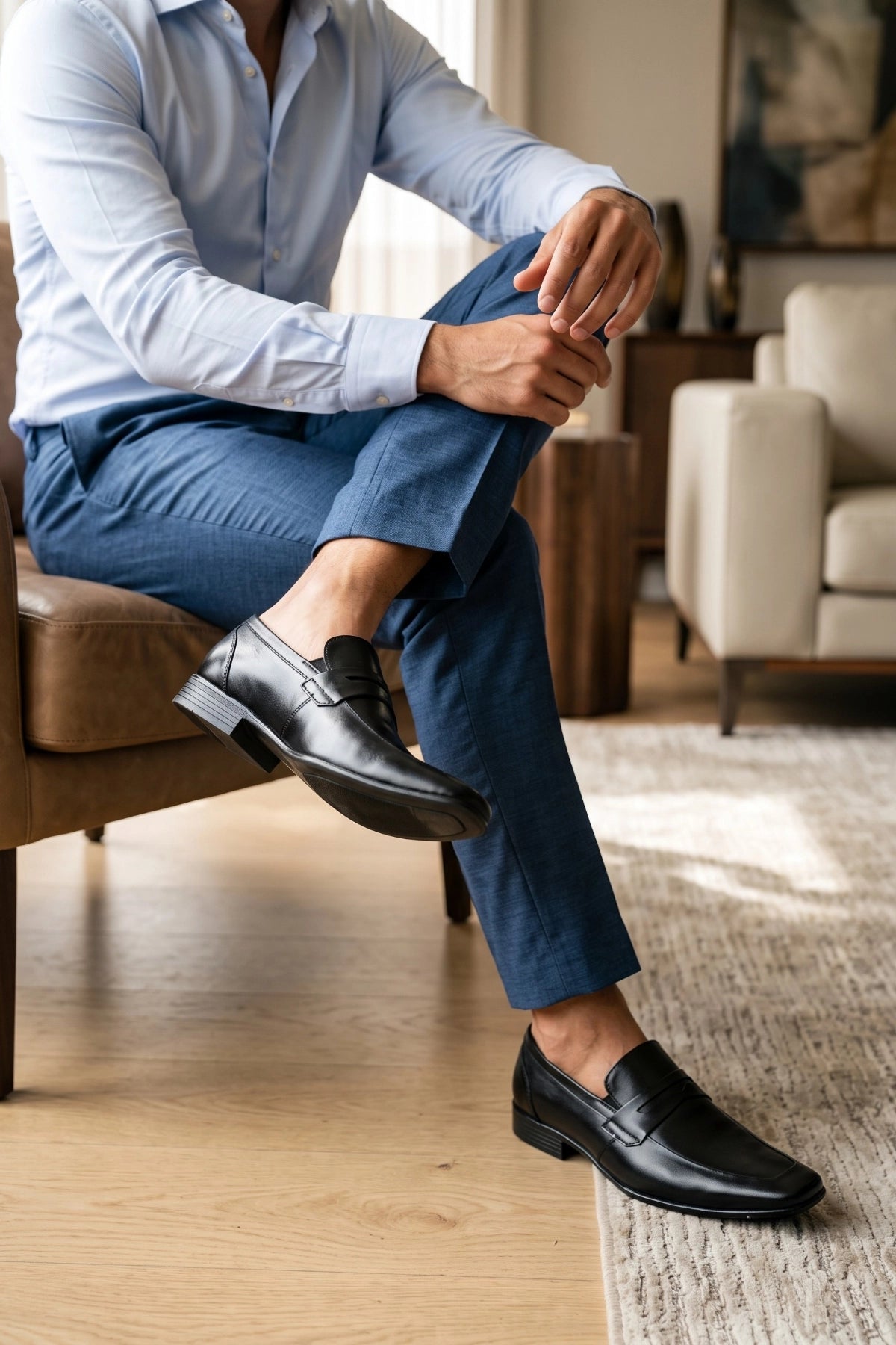 Sapato Social Loafer Verona em Couro Legítimo