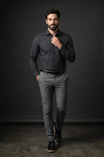 Camisa Social Masculina Xadrez Tradicional Grid