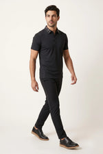 Camisa Polo Masculina Tech Slim Gola Xadrez com Elastano