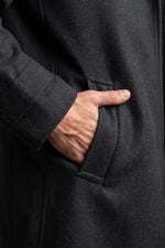 Sobretudo Masculino Preto Lancaster