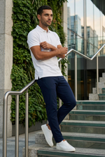 Camisa Polo Piquet Algodão Egípcio Premium