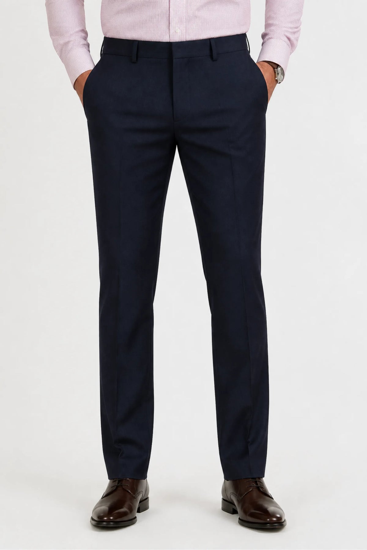 Calça Social Masculina Tradicional com Elastano