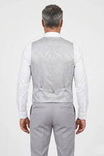 Terno Masculino Poliviscose Cinza Xadrez Sartoria