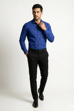 Camisa Social Masculina Slim com Elastano