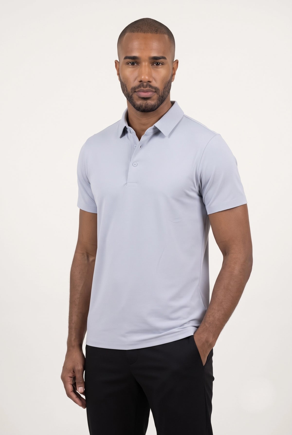 Camisa Polo Masculina Tech Slim com Elastano