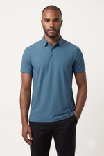 Camisa Polo Masculina Tech Slim com Elastano