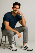 Camiseta Premium em Algodão Egípcio com Elastano Verão 2025