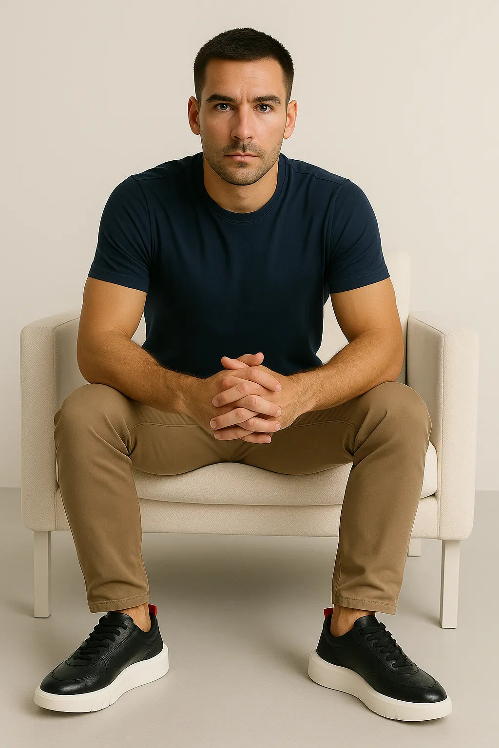 Camiseta Premium em Algodão Egípcio com Elastano Verão 2025