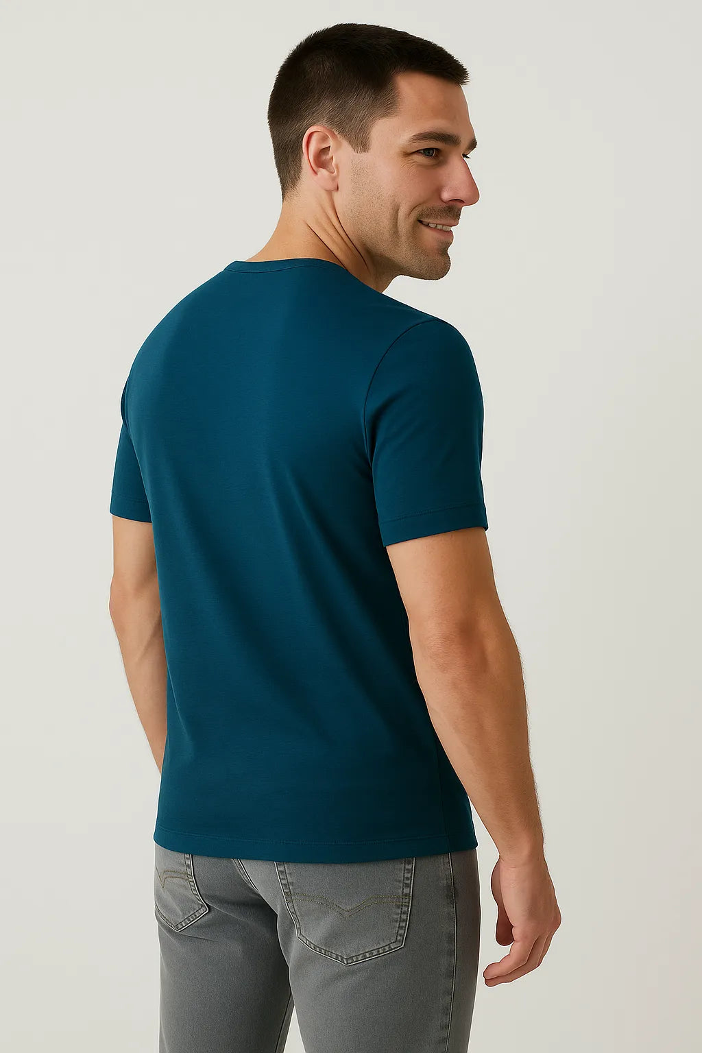 Camiseta Premium em Algodão Egípcio com Elastano Verão 2025