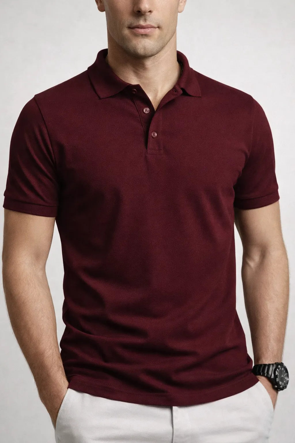 Camisa Polo Slim Pima Piquet com Elastano
