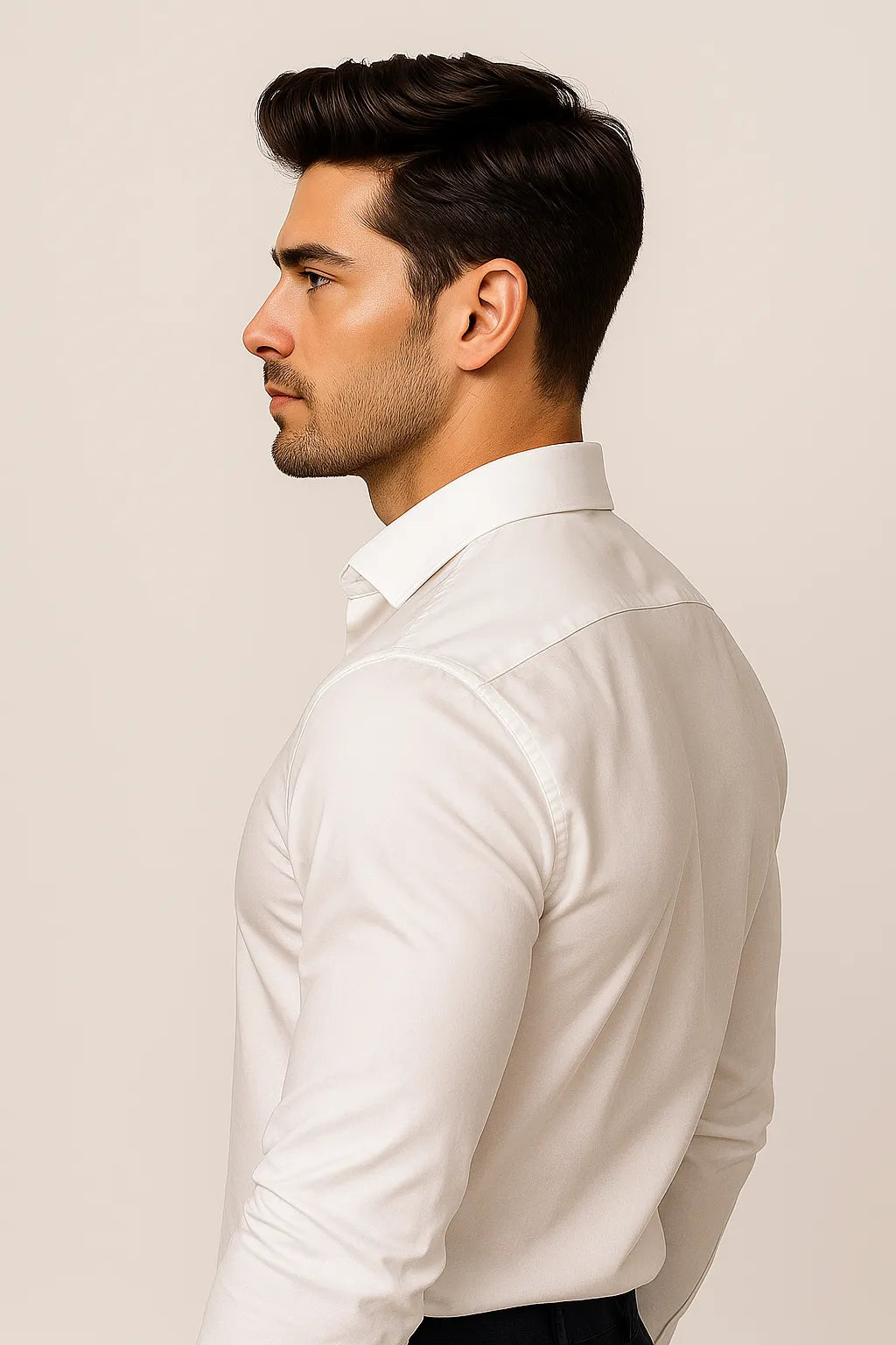 Camisa Social Slim Fit em Algodão Egípcio