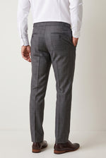 Calça Social Poliviscose Slim Xadrez com Regulador