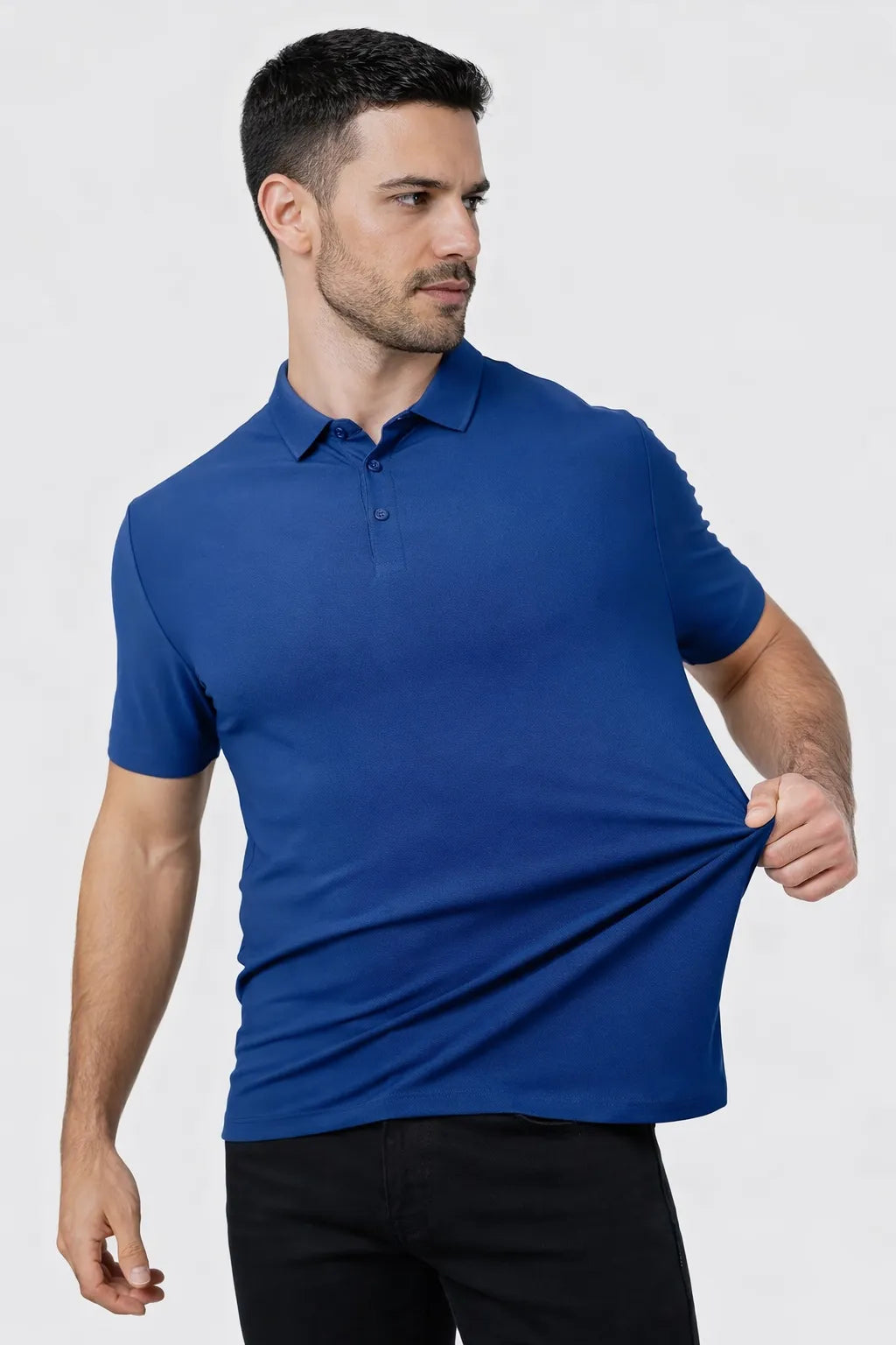 Camisa Polo Masculina Tech com Elastano