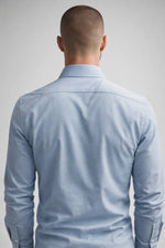 Camisa Social Masculina Super Slim com Elastano