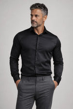 Camisa Social Slim Fit em Algodão Egípcio